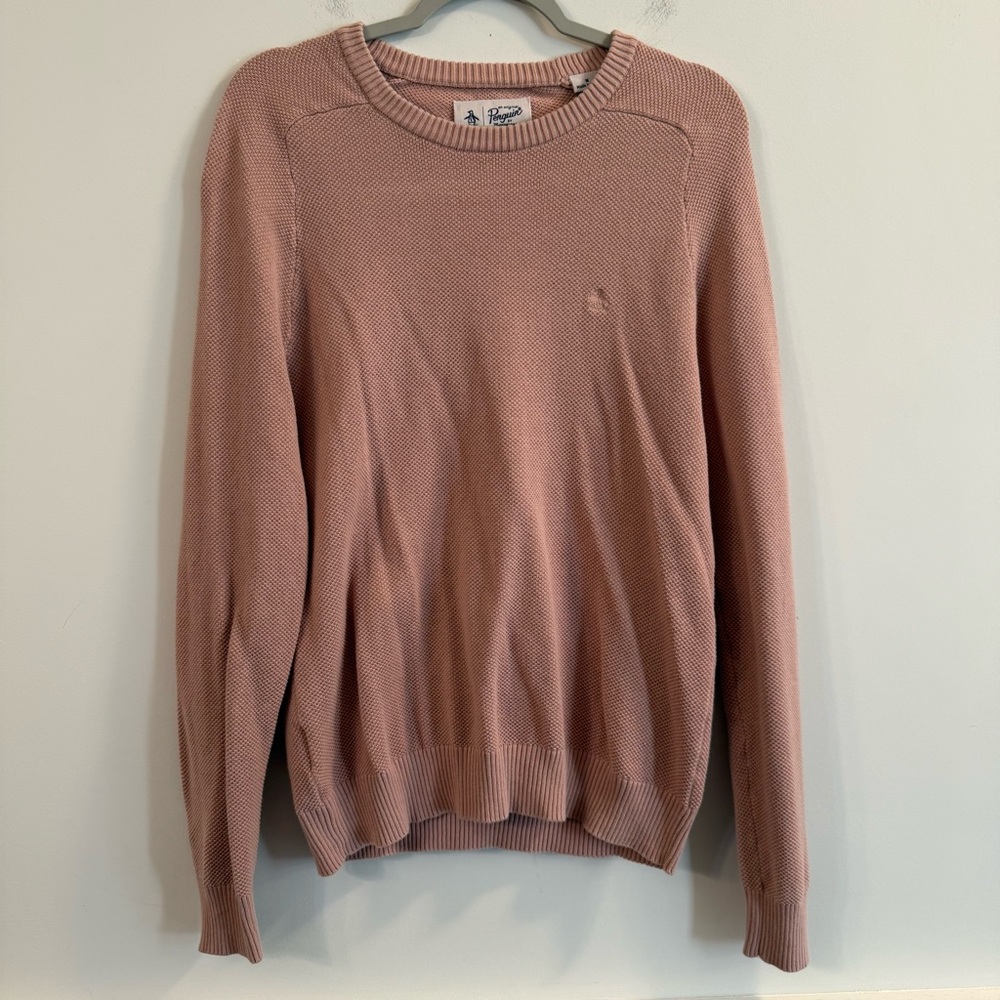 Original Penguin Dusty Pink Knit Sweater
